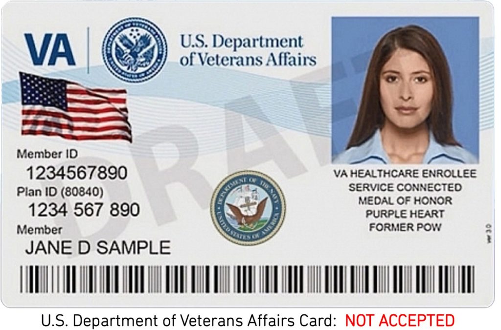 Unacceptable ID Card
